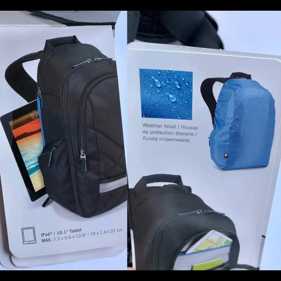 NEW CASE LOGIC Backpack Gray for DSLR Camera & iPad (CPL-108) - Picture 11 of 16